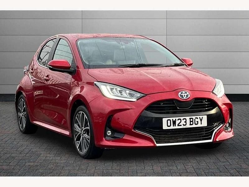 Red Used 2023 Toyota Yaris Hybrid Hatchback | £20,000 (A bit pricey) - Image 1/2