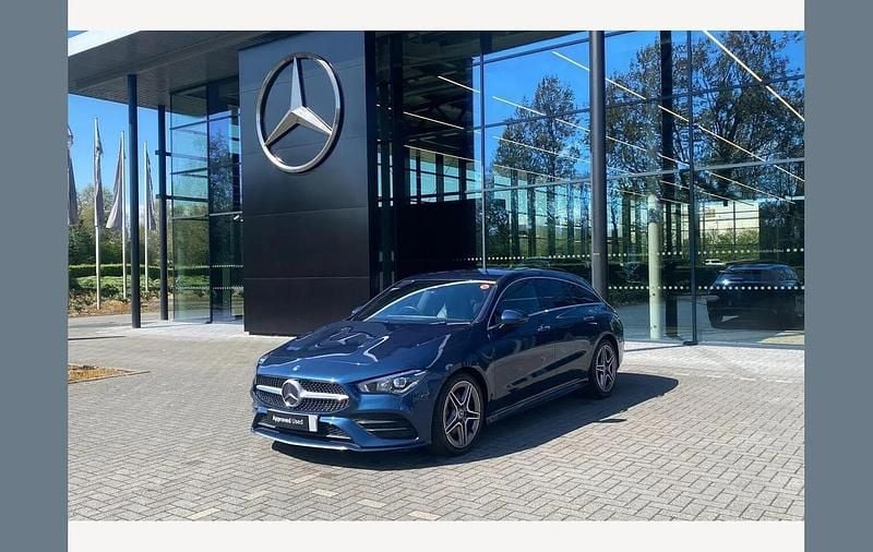 Used Mercedes CLA220 Shooting Brake AMG Line Premium 190 HP (139 kW) 2022 Blue Estate