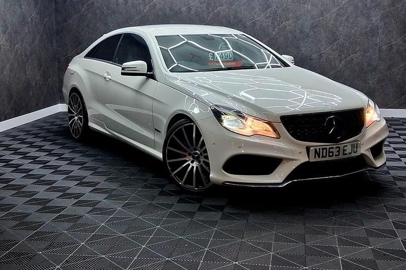 White Used 2013 Mercedes E220 AMG Coupe | £7,490 (Fair price) - Image 1/1