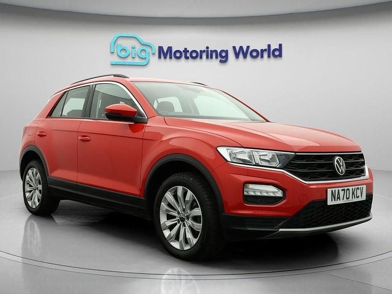 Red Used 2020 VW T-Roc SE SUV | £16,400 (Good price) - Image 1/4