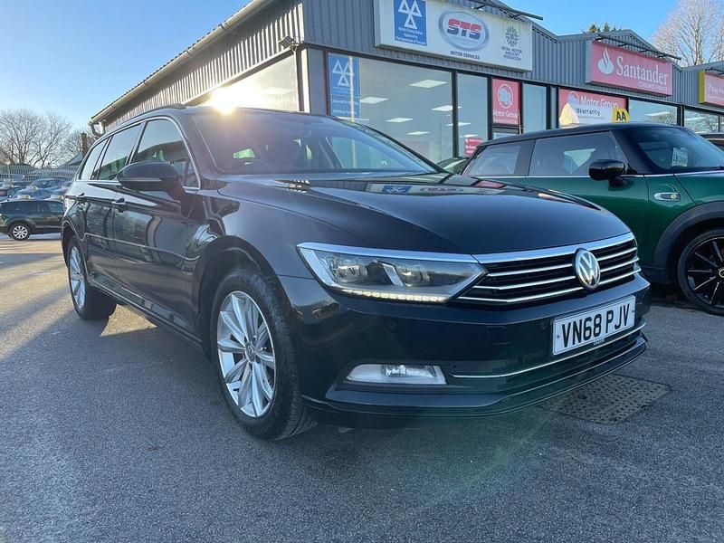 Black Used 2018 VW Passat Business Estate | £8,759 (Good price) - Image 1/4