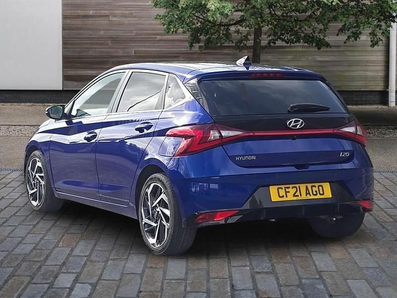Used Hyundai i20 Premium 100 HP (73 kW) 2021 Blue Hatchback