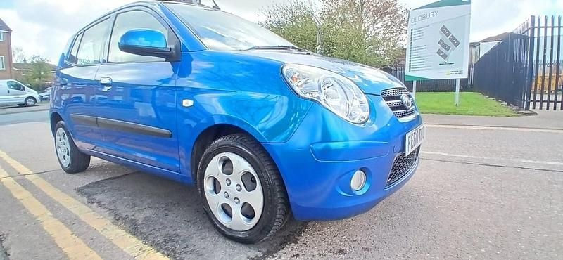 Used Kia Picanto 64 HP (47 kW) 2010 Blue Hatchback