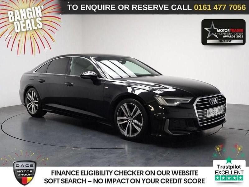 Black Used 2019 Audi A6 S-Line Sedan | £19,480 (Good price) - Image 1/3