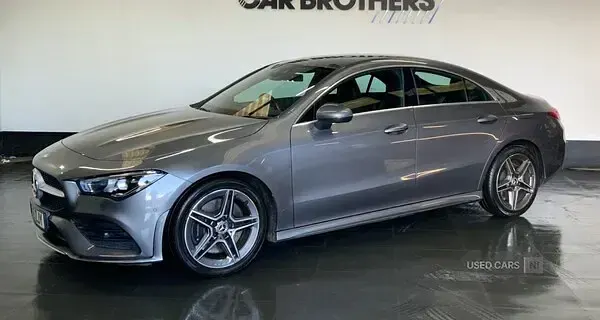 Begagnad Mercedes CLA220 AMG line 190 HK (139 kW) 2019 Grå Sedan