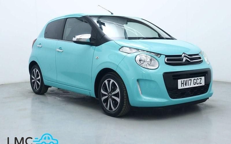 Used Citroën C1 Flair 68 HP (50 kW) 2017 Blue Hatchback