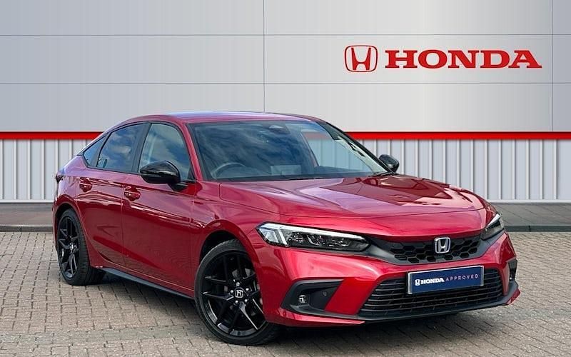 Used Honda Civic Hybrid 143 HP (105 kW) 2025 Red Hatchback