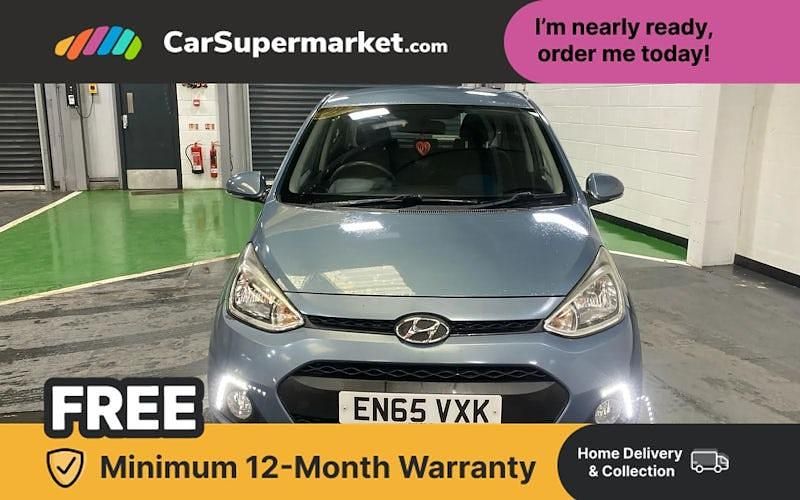 Used Hyundai i10 Premium 87 HP (63 kW) 2015 Blue Hatchback
