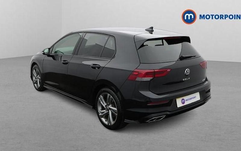 Used VW Golf VIII R-line 150 HP (110 kW) 2023 Black Hatchback