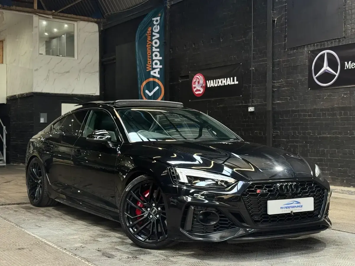 Used Audi RS5 Sportback Comfort 450 HP (330 kW) 2020 Black Hatchback
