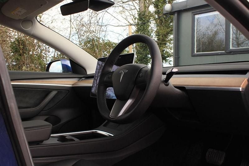 Used Tesla Model 3 Long Range AWD 366 kW (498 HP) 2021 Blue Sedan