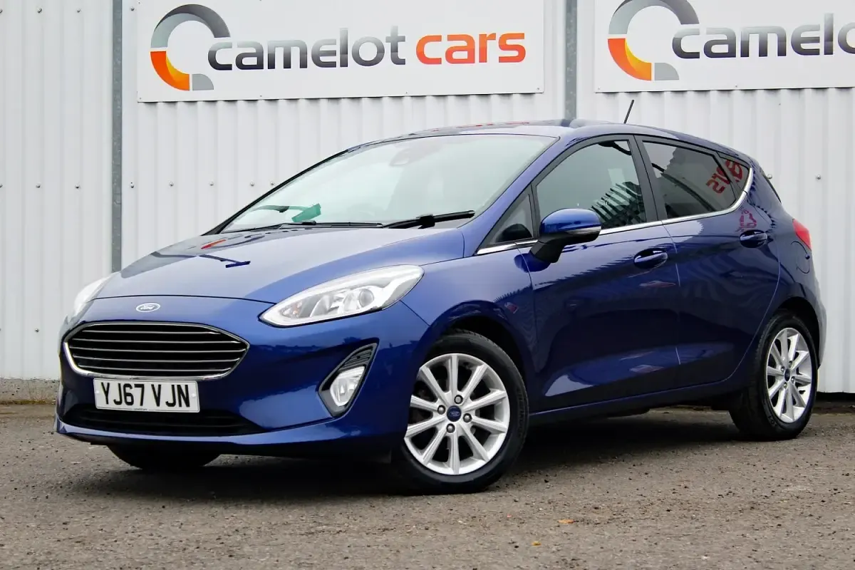 Used Ford Fiesta Titanium 2017 Blue Hatchback