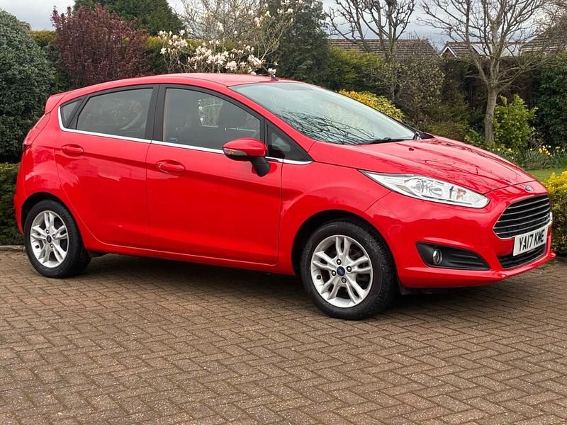 Used Ford Fiesta Zetec 2017 Red Hatchback