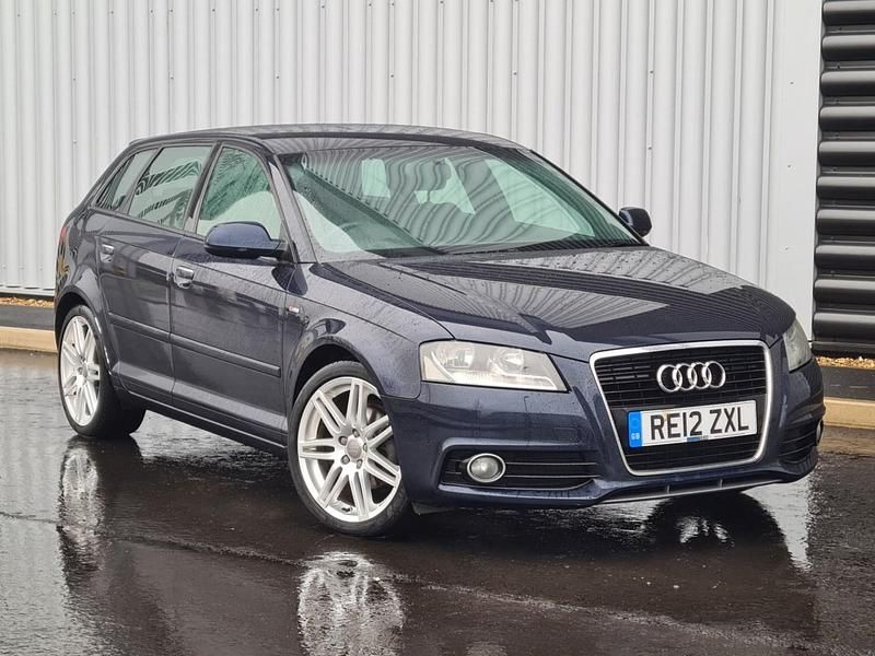 Used Audi A3 S-Line 2012 Blue Hatchback