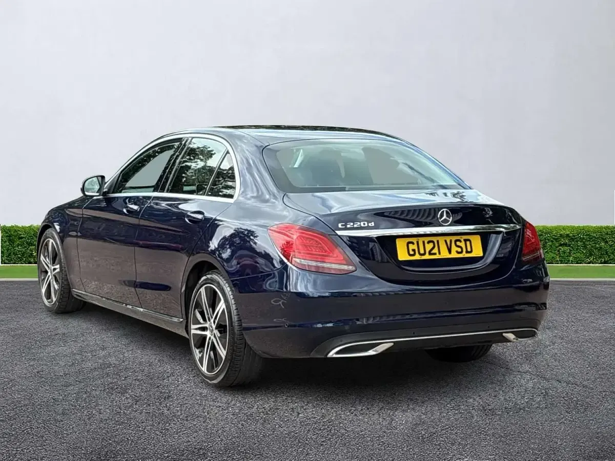 Used Mercedes C220 Sport Edition 2021 Blue Sedan