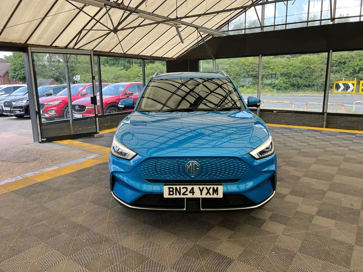 Used MG ZS Trophy Connect 114 kW (156 HP) 2024 Blue SUV