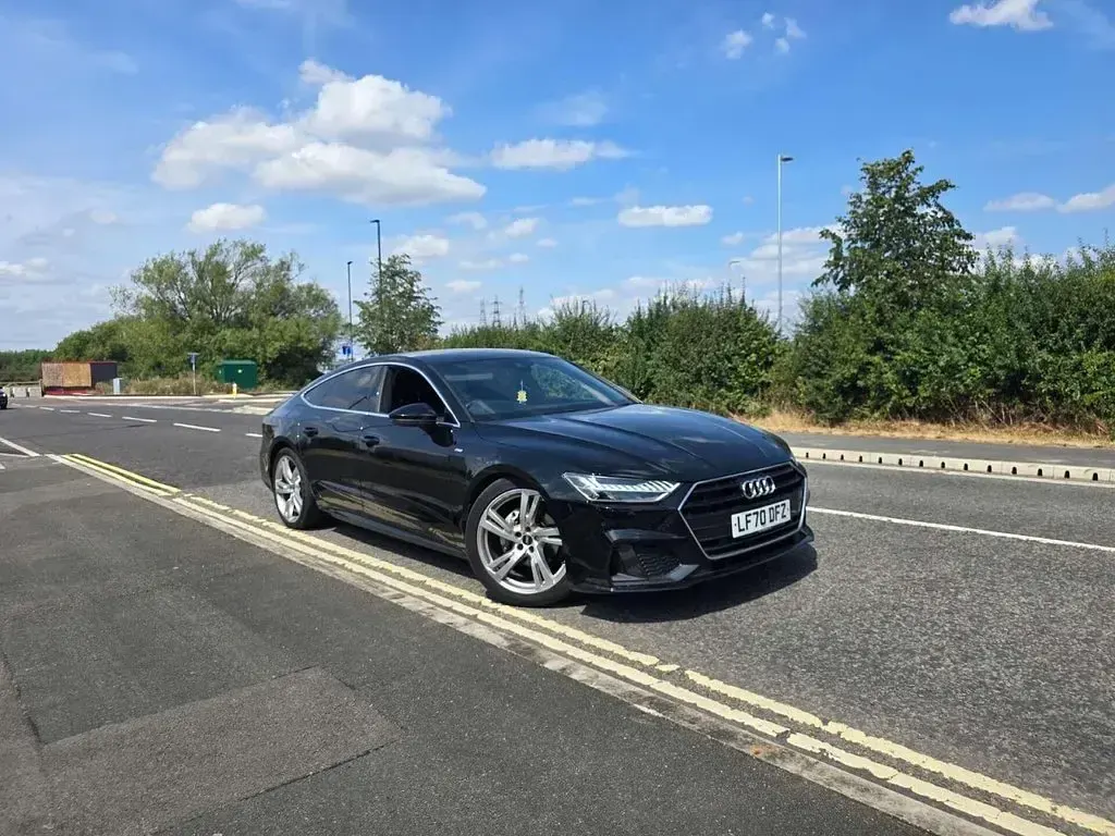Used Audi A7 S-Line 2020 Black Hatchback