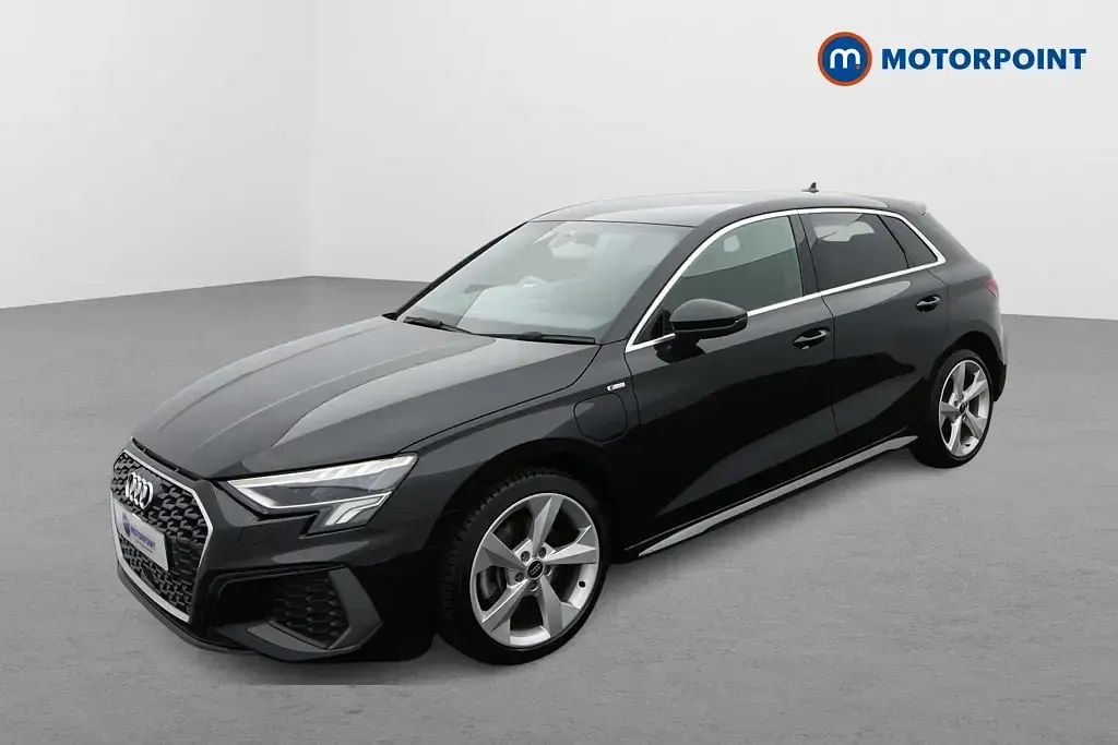 Used Audi A3 e-tron S-Line 2024 Black Hatchback