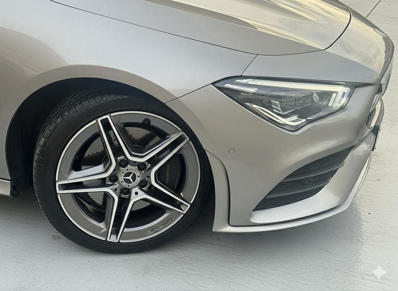 Used Mercedes CLA220 Shooting Brake AMG line 2020 Silver Estate