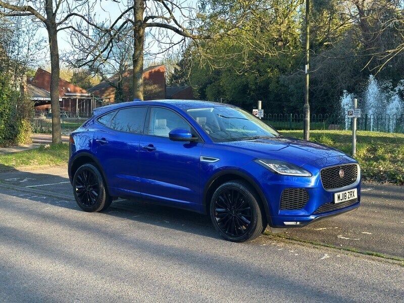 Blue Used 2018 Jaguar E-Pace R-Dynamic SUV | £10,995 (Fair price) - Image 1/4
