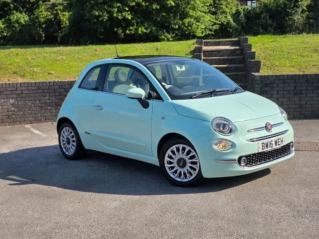 Used Fiat 500 Lounge 2016 Green Hatchback