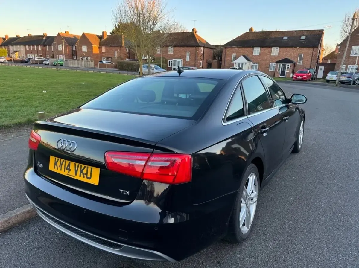 Used Audi A6 S-Line 190 HP (139 kW) 2014 Black Sedan