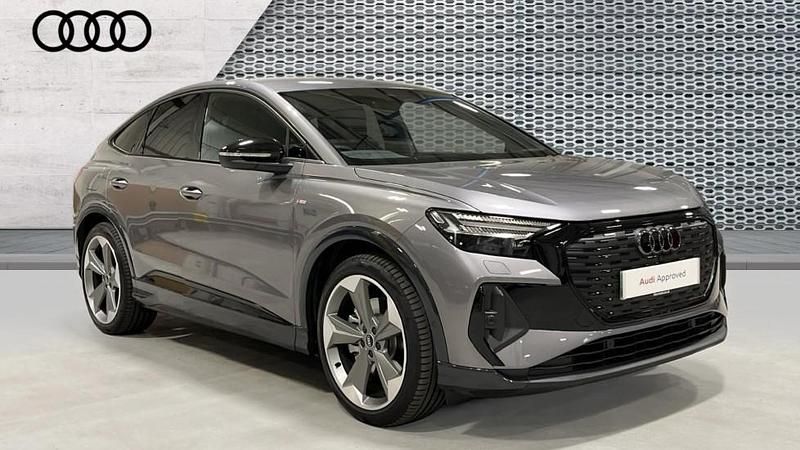 Grey Used 2025 Audi Q4 e-tron Sport SUV | £40,703 (Good price) - Image 1/1
