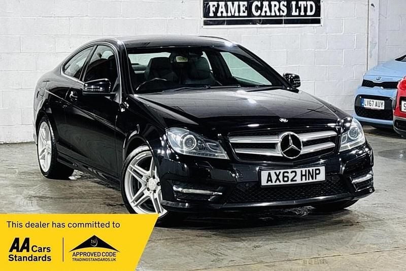 Black Used 2012 Mercedes C180 AMG Coupe | £6,000 (Fair price) - Image 1/1