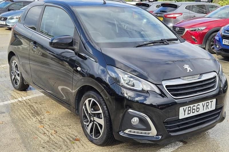 Black Used 2017 Peugeot 108 Allure Hatchback | £4,795 (Good price) - Image 1/1