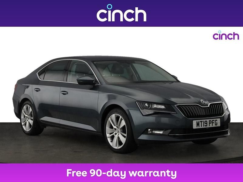 Grey Used 2019 Skoda Superb SE L Executive Hatchback | £13,699 (Fair price) - Image 1/3