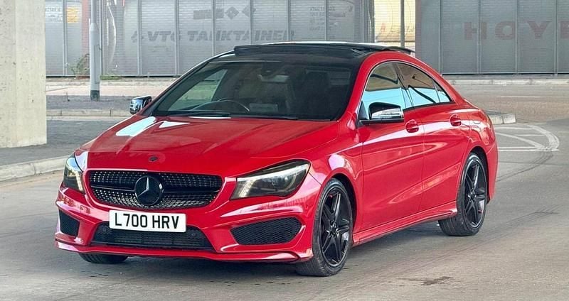 Red Used 2015 Mercedes CLA180 AMG Sedan | £9,490 (Fair price) - Image 1/4