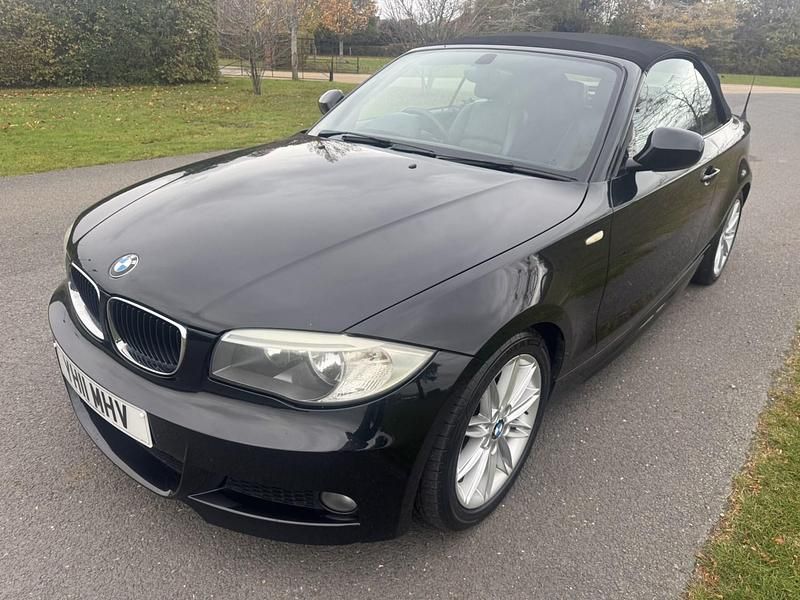 Used BMW 120 Cabriolet M Sport 177 HP (130 kW) 2011 Black Cabriolet
