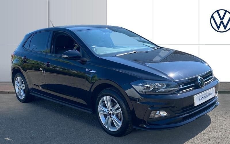 Black Used 2021 VW Polo R-line Hatchback | £17,491 (A bit pricey) - Image 1/4