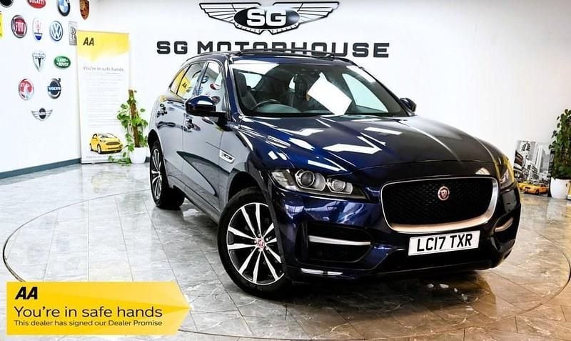 Used Jaguar F-Pace R-Sport 180 HP (132 kW) 2017 Blue SUV