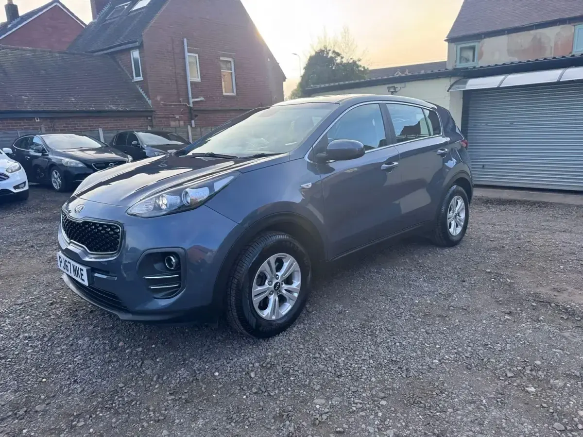 Begagnad Kia Sportage 2017 Blå SUV