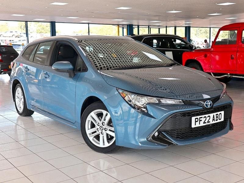 Denim blue Used 2022 Toyota Corolla Estate | £19,489 - Image 1/4