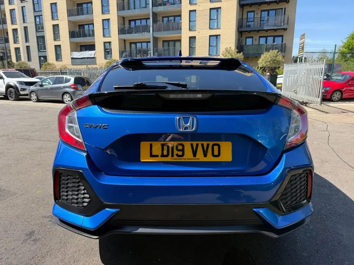 Used Honda Civic EX 2019 Blue Hatchback