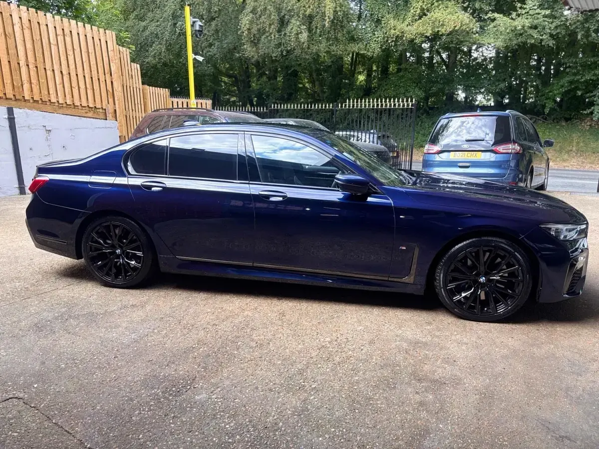 Used BMW 745e M Sport 388 HP (285 kW) 2020 Blue Sedan