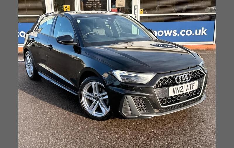 Used Audi A1 S-Line 147 HP (108 kW) 2021 Black Hatchback