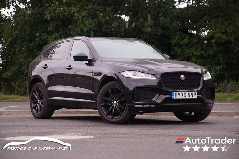 Black Used 2020 Jaguar F-Pace Chequered Flag SUV | £20,999 (Fair price) - Image 1/4