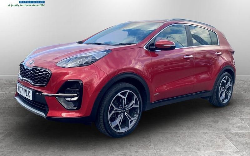Used Kia Sportage GT-Line 136 HP (100 kW) 2021 Red SUV