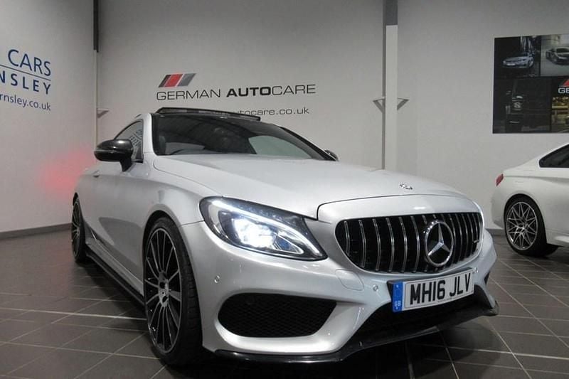 Silver Used 2016 Mercedes C250 AMG Line Premium Coupe | £12,995 (Fair price) - Image 1/1