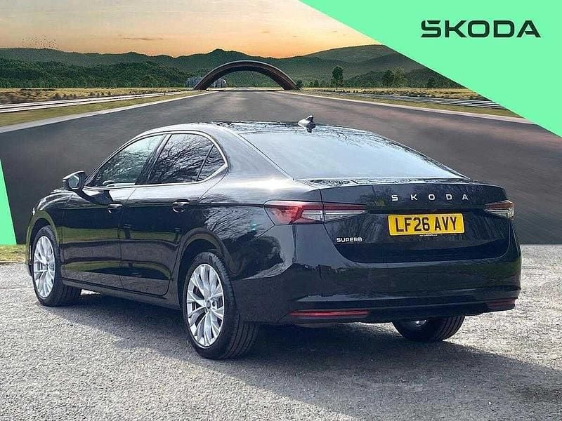 Used Skoda Superb SE L 150 HP (110 kW) 2026 Midnight black metallic Hatchback