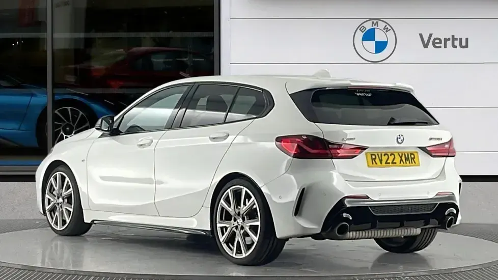 Used BMW M135 Comfort Edition 306 HP (225 kW) 2022 White Hatchback