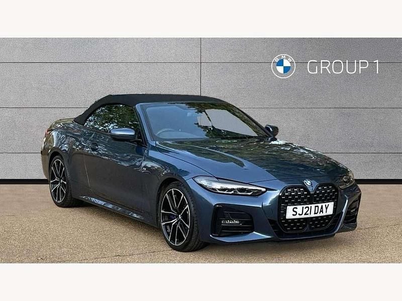 Blue Used 2021 BMW 430 Cabriolet M Sport Cabriolet | £32,995 - Image 1/4