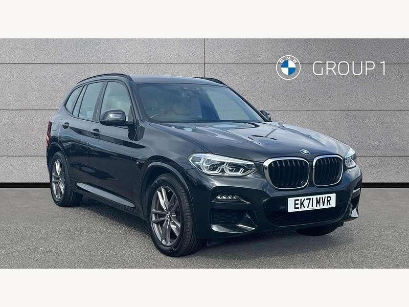 Grey Used 2021 BMW X3 M Sport SUV | £25,417 (Fair price) - Image 1/4