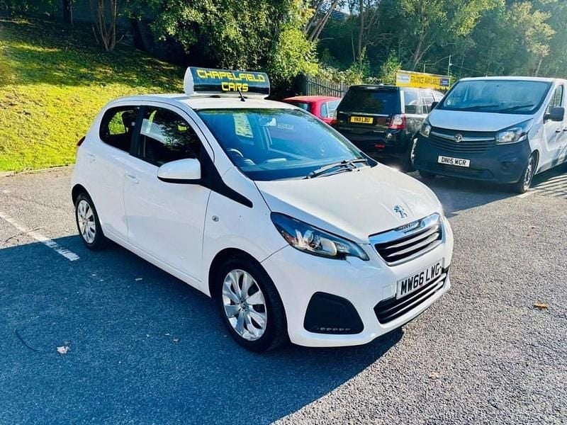 White Used 2016 Peugeot 108 Active Hatchback | £5,300 (Fair price) - Image 1/4