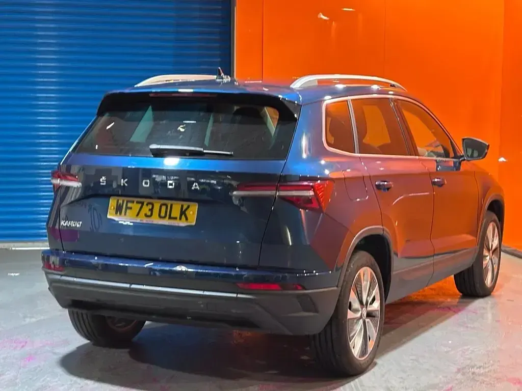 Used Skoda Karoq SE L 150 HP (110 kW) 2023 Blue SUV