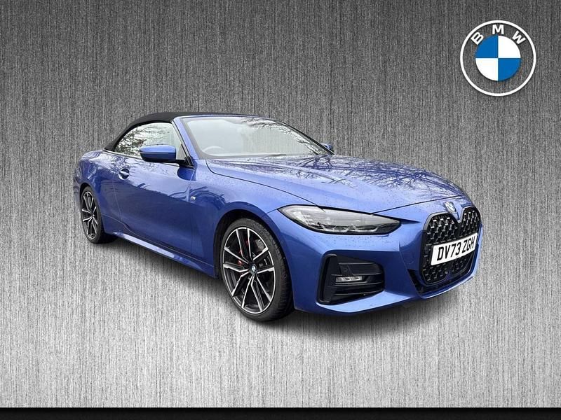 Used BMW 420 M Sport 181 HP (133 kW) 2023 Blue Cabriolet