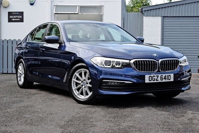 Blue Used 2019 BMW 520 Comfort Edition Sedan | £18,995 (Fair price) - Image 1/4